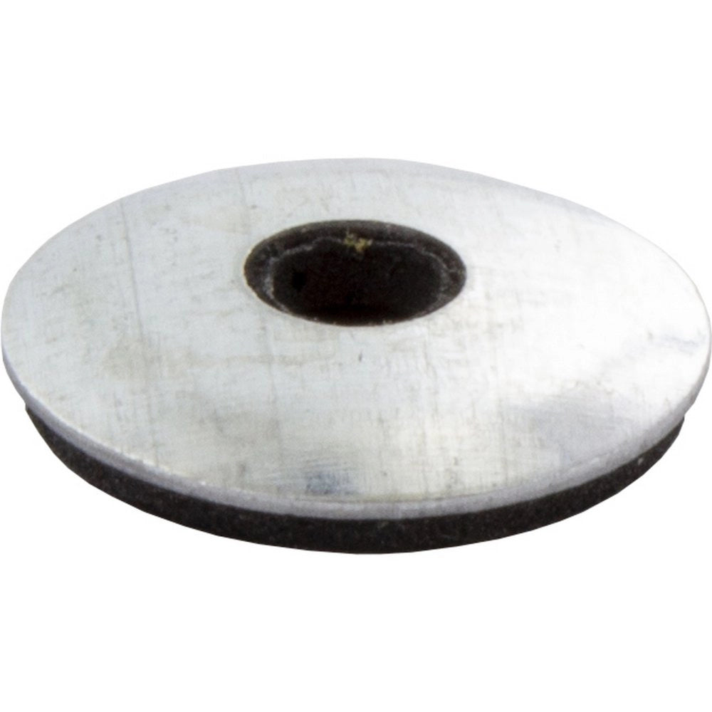 100pz rondella ferro tonda con guarnizione mm.6,7x19 zincata cod:ferx.20035