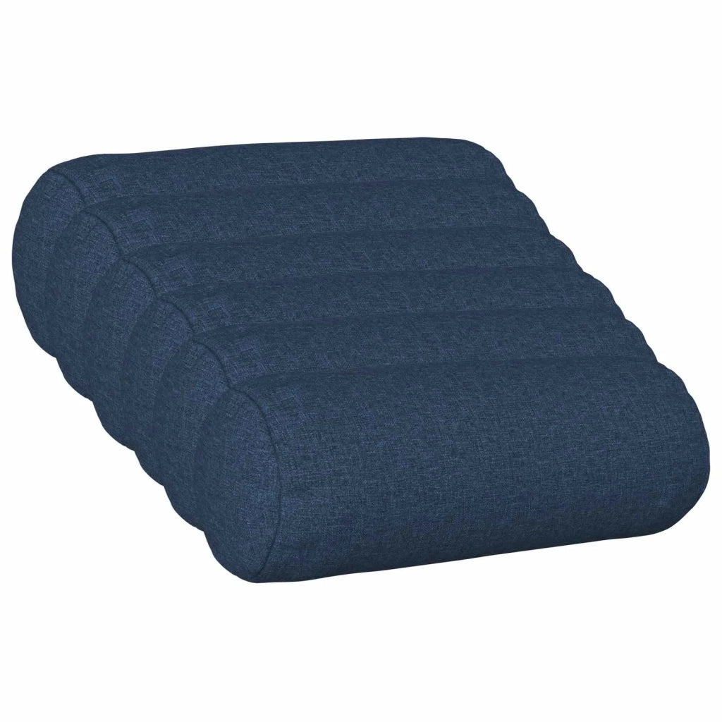 Cuscino con cuscino HEERLEN 6 pz Blu Tessuto 929964