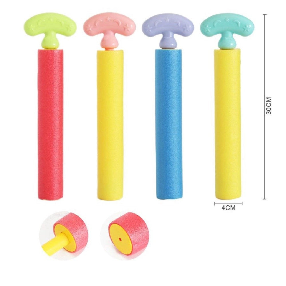 Trade Shop - Pistola Ad Acqua Tubo 30x4cm Manico Bambini Schiuma Gioco Giardino Estate 605456 -