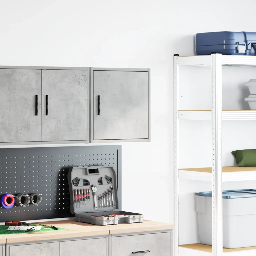 Pensile per Garage Grigio Cemento in Legno Multistrato CFW9343854