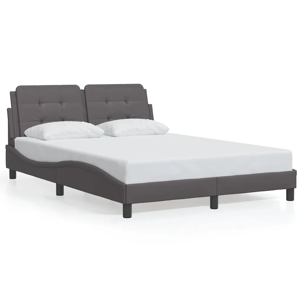 Giroletto senza Materasso Zadar Grigio 140x200 cm in Similpelle 3208187