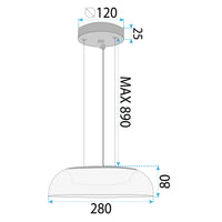 Lampada A Sospensione Led APP1691-1PC Gold