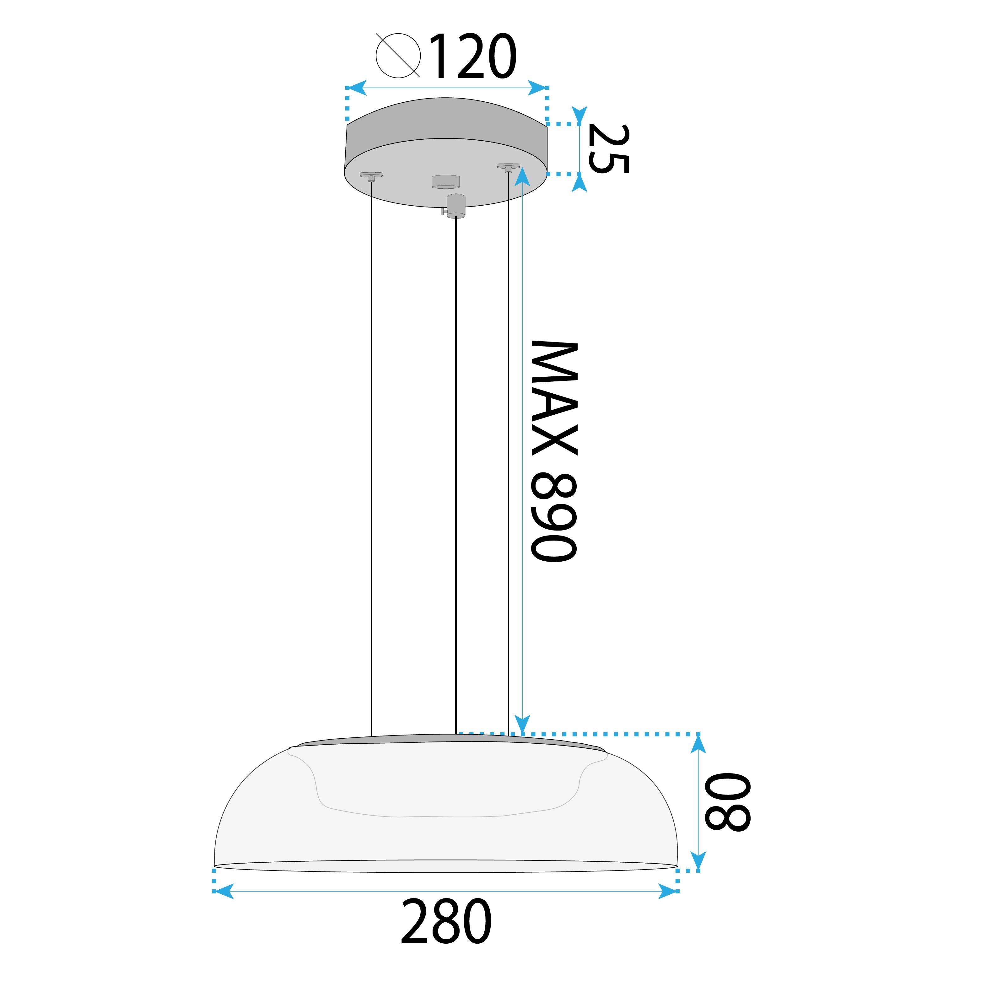 Lampada A Sospensione Led APP1691-1PC Gold