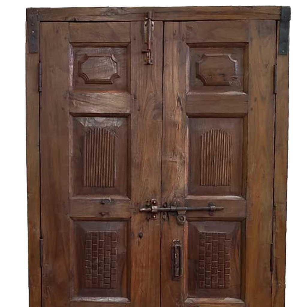 Porta in legno fatta a mano 97x8x194h cm