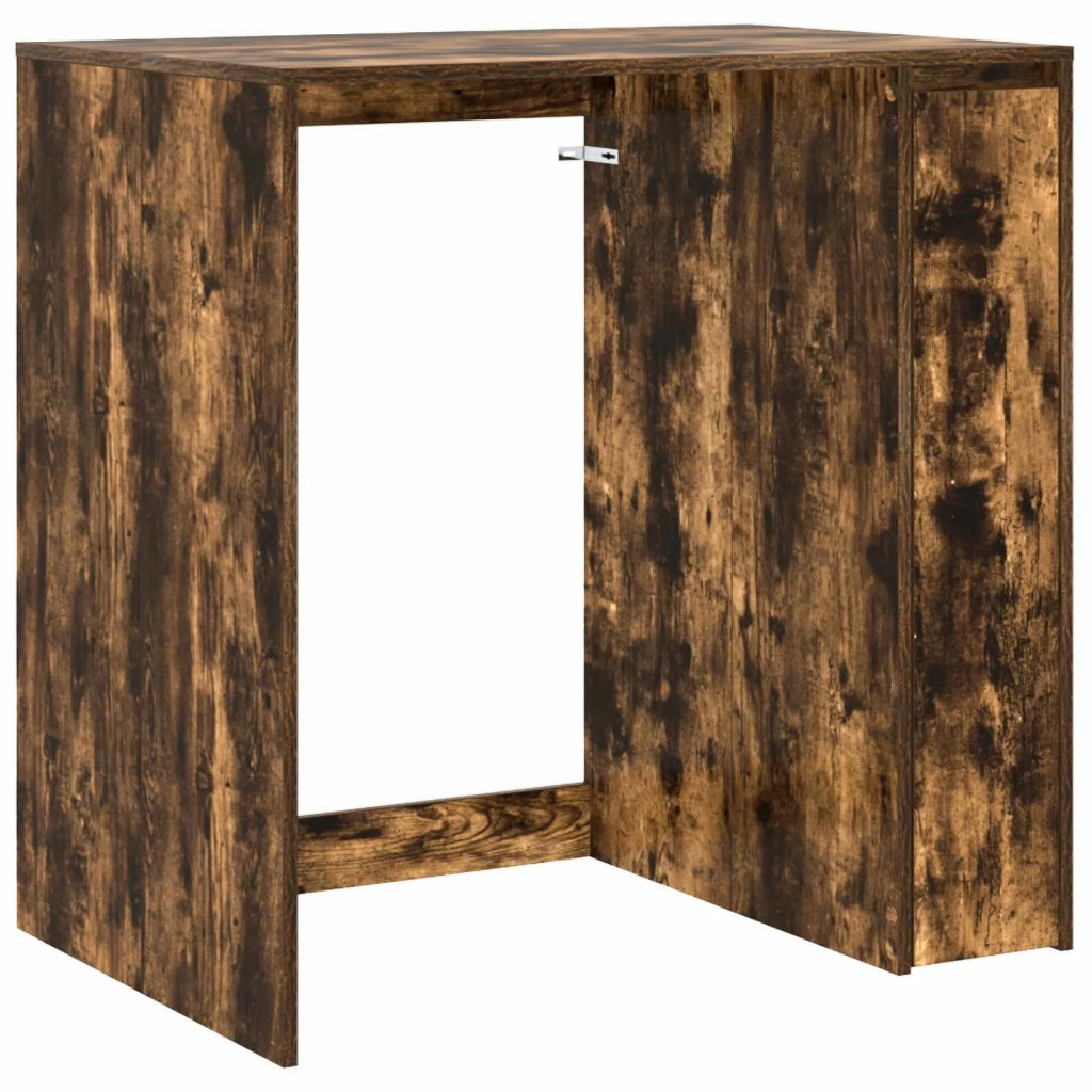 Mobiletto per lavatrice con porta Rovere fumé 87 x 60 x 89 cm