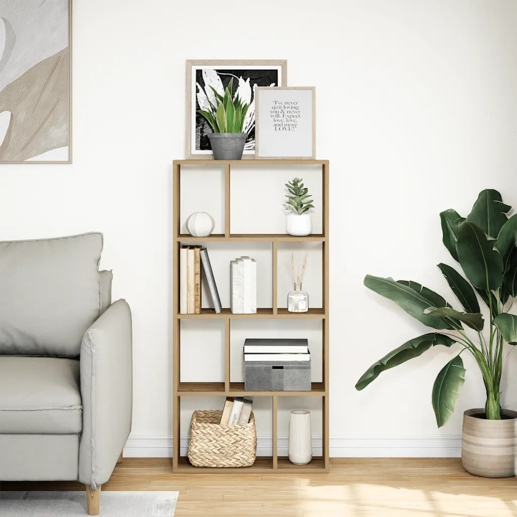 Libreria Rovere Artigianale 60x20x120,5 cm in Truciolato 858155
