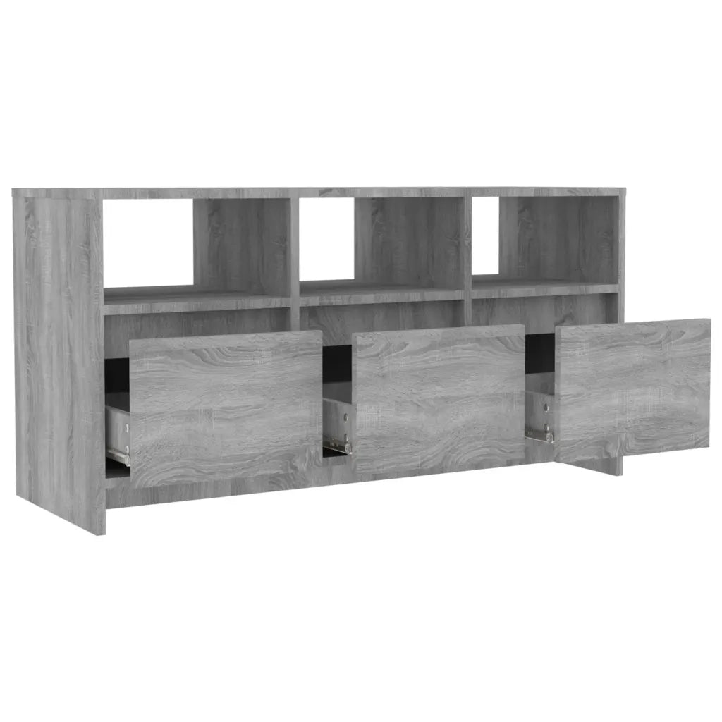 Mobile Porta TV Grigio Sonoma 102x37,5x52,5 cm in Truciolato cod mxl 25359