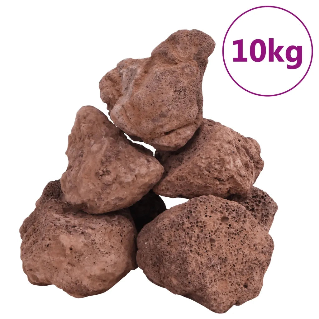 Rocce Vulcaniche 10 kg Rosse 10-30 cm CFW3229994