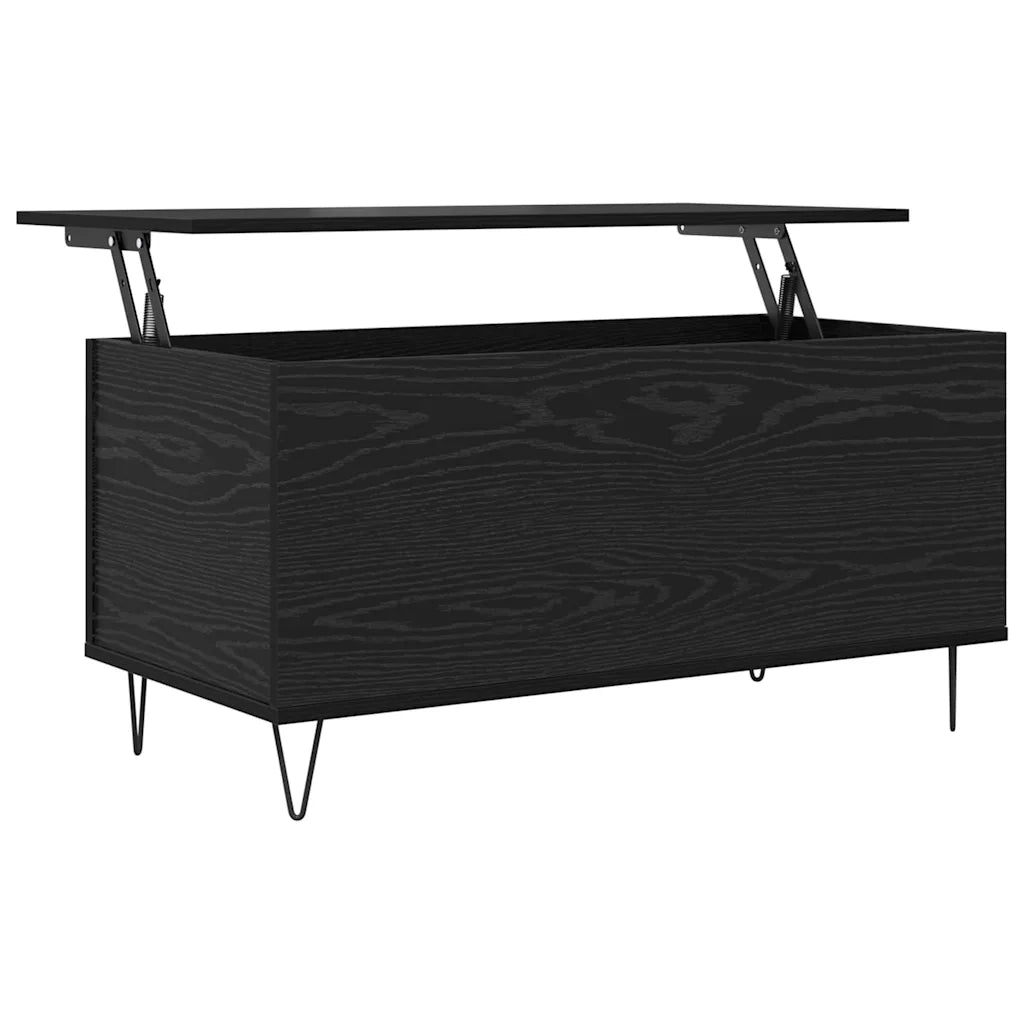 Tavolino da salotto Rovere nero 90 x 44.5 x 45 cm 879617