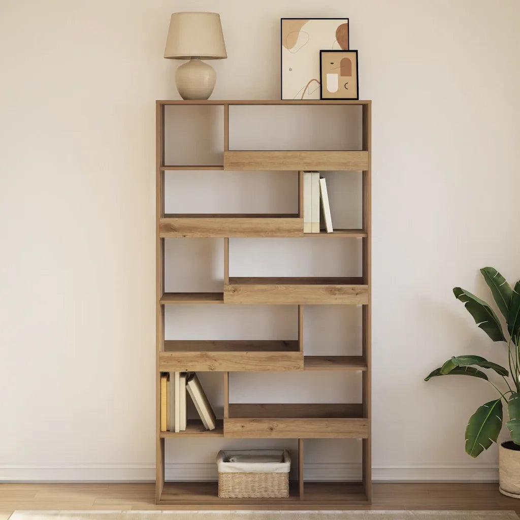 Libreria Rovere Artigianale 100x33x187,5 cm in Truciolato 3309356