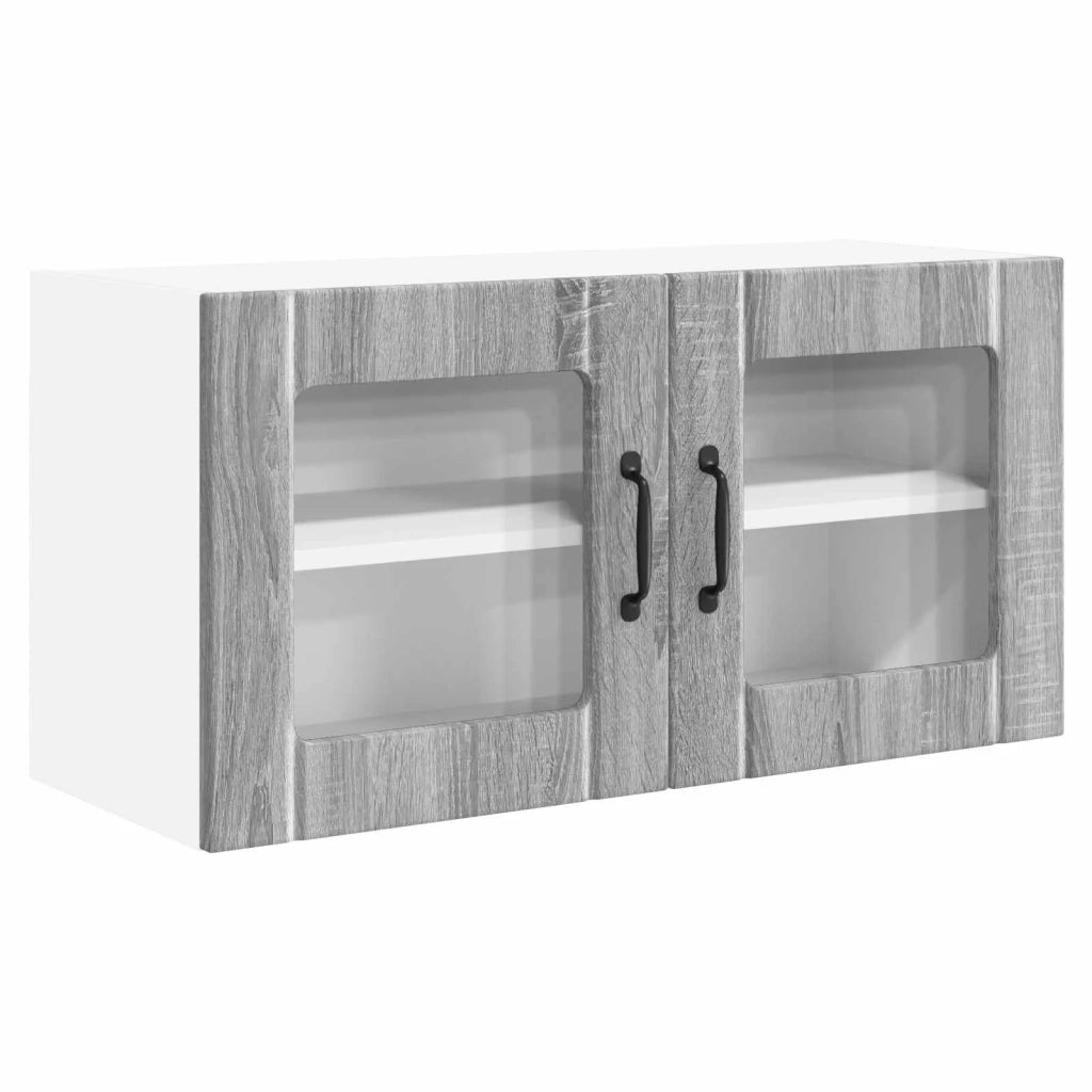 Mobile da cucina con lo scaffale-Armadio da cucina Grigio Sonoma 80 x 31 x 40 cm 908218