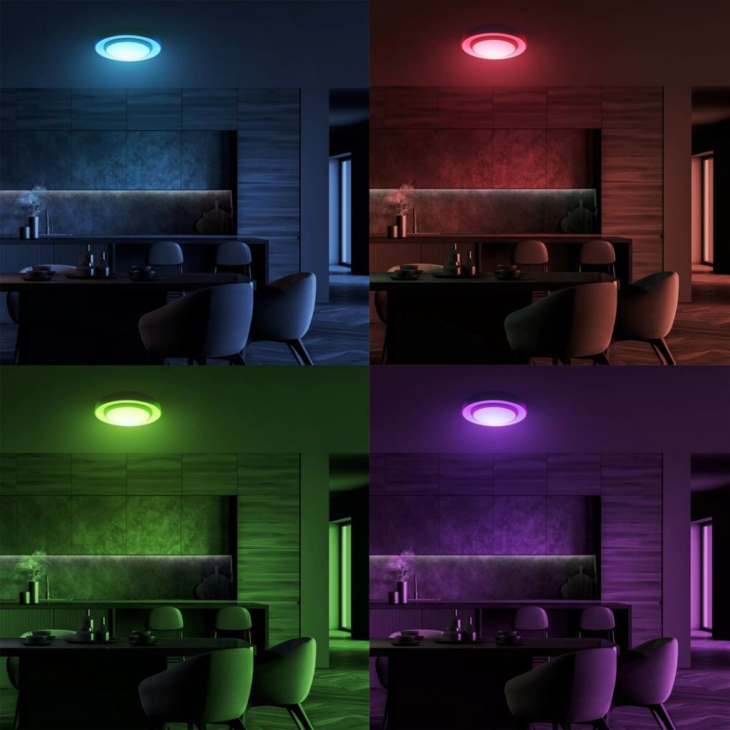 Plafoniera LED Milagro Naomi 24W 38cm RGB telecomando