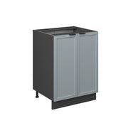 Vicco Mobiletto base cucina Blu-grigio chiaro 60 cm senza piano di lavoro