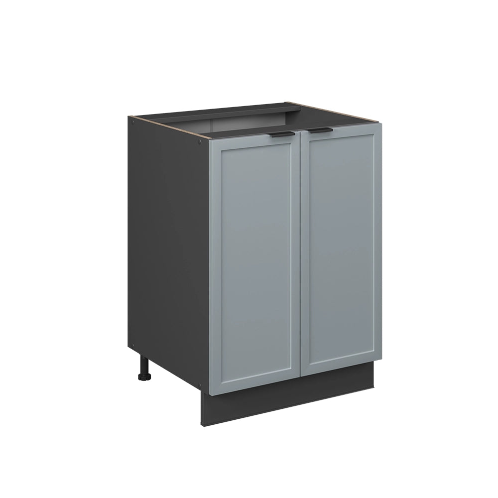 Vicco Mobiletto base cucina Blu-grigio chiaro 60 cm senza piano di lavoro