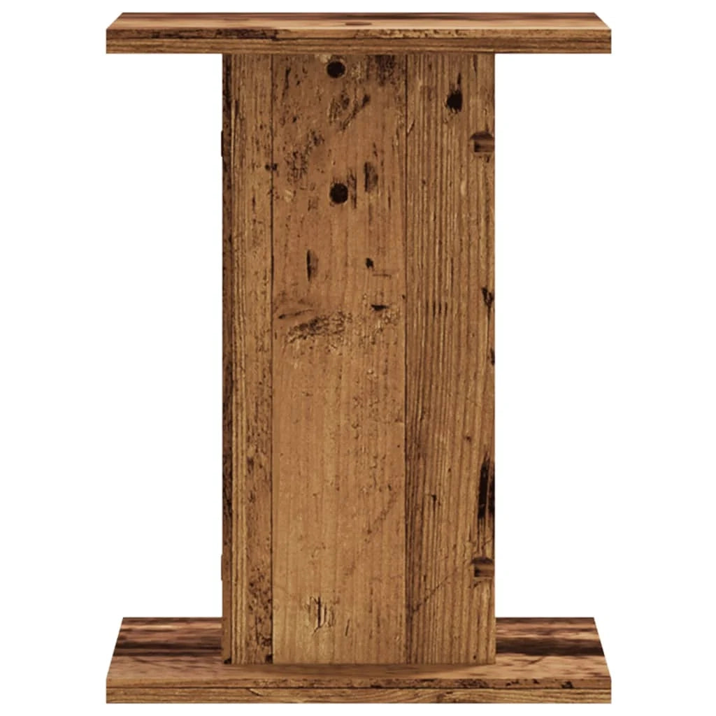 Portavasi mobili per fiori set da 2 legno di recupero legno ingegnerizzato marrone 02_0045375