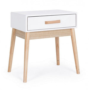 Mobiletto 1 Cassetto Ordinary in Legno Bianco