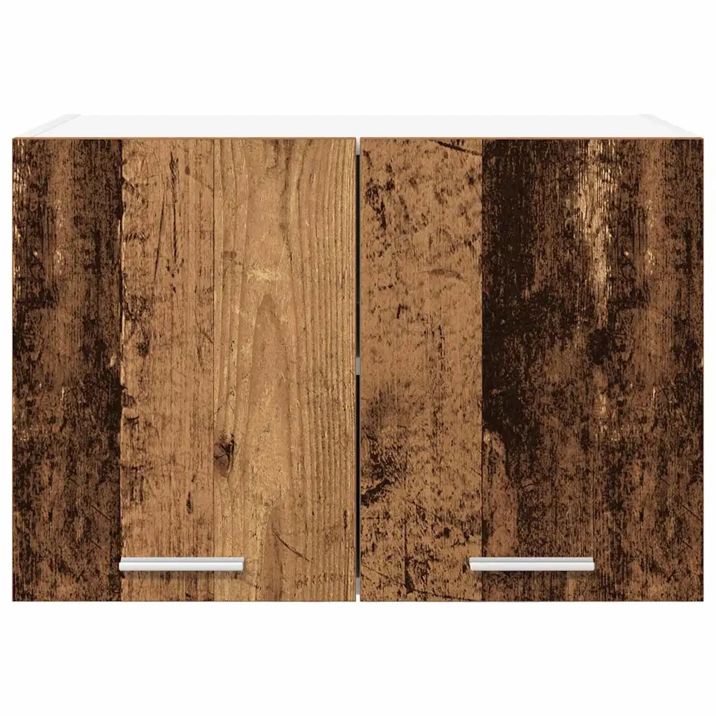 Armadio pensile 2 pcs Legno Antico e Bianco 60 x 31 x 40 cm 884175