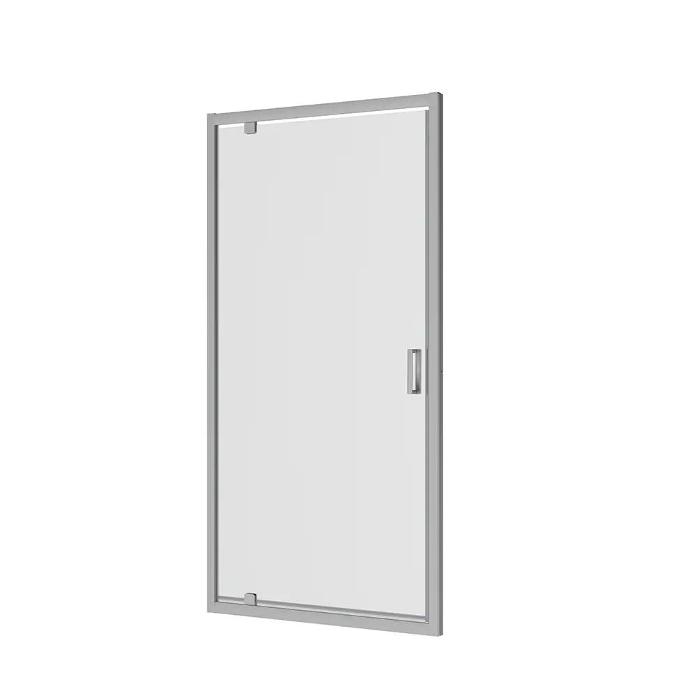 Porta doccia 90 cm apertura a battente vetro opaco | Apulia