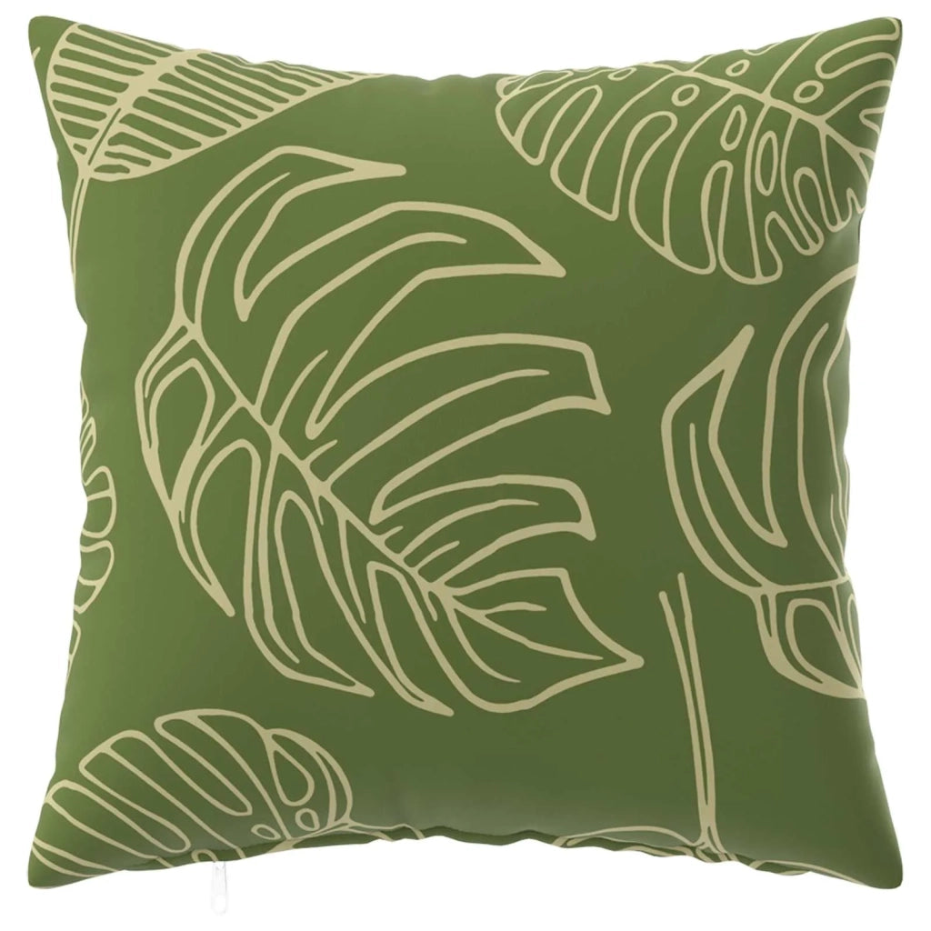 Federa 12 pcs HEERLEN Design a foglia 50 x 50 cm Poliestere 911010