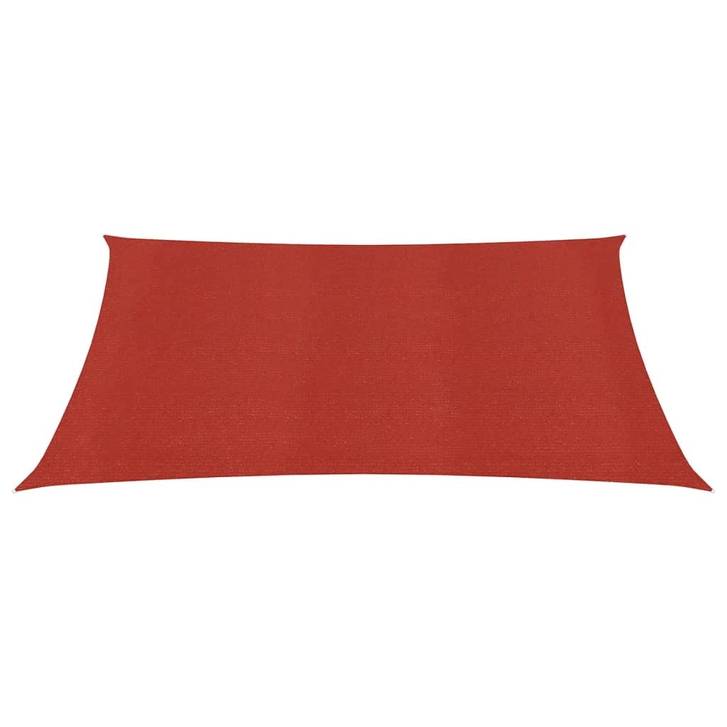 Vela ombreggiante 160 g/m² rossa 7 x 7 m HDPE 02_0009293