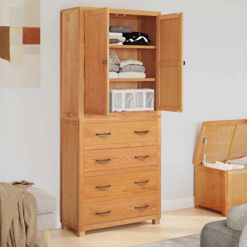 Set di Mobili per Magazzino con porta Marrone Legno multistrato
