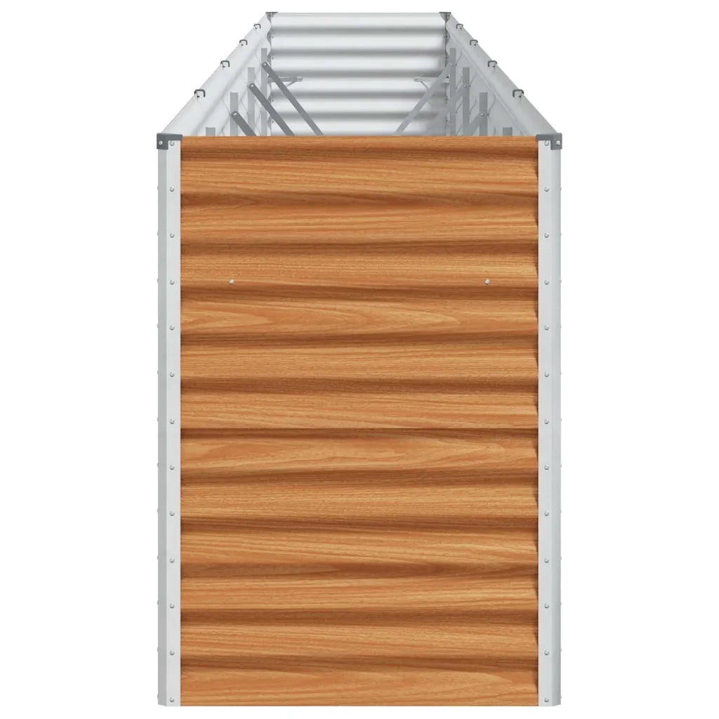 Letto rialzato da giardino 485 x 50 x 68 cm Acciaio zincato 42017356