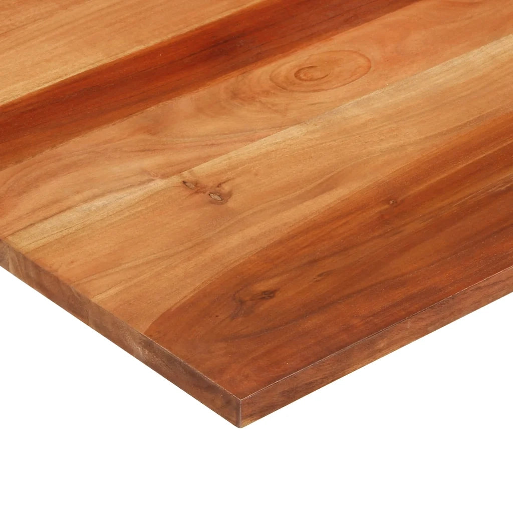 Piano Tavolo in Legno Massello di Acacia 25-27 mm 70x90 cm