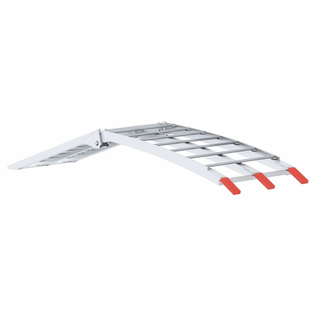 Rampa per Moto Argento 180 x 28 x 5 cm Alluminio 42021088