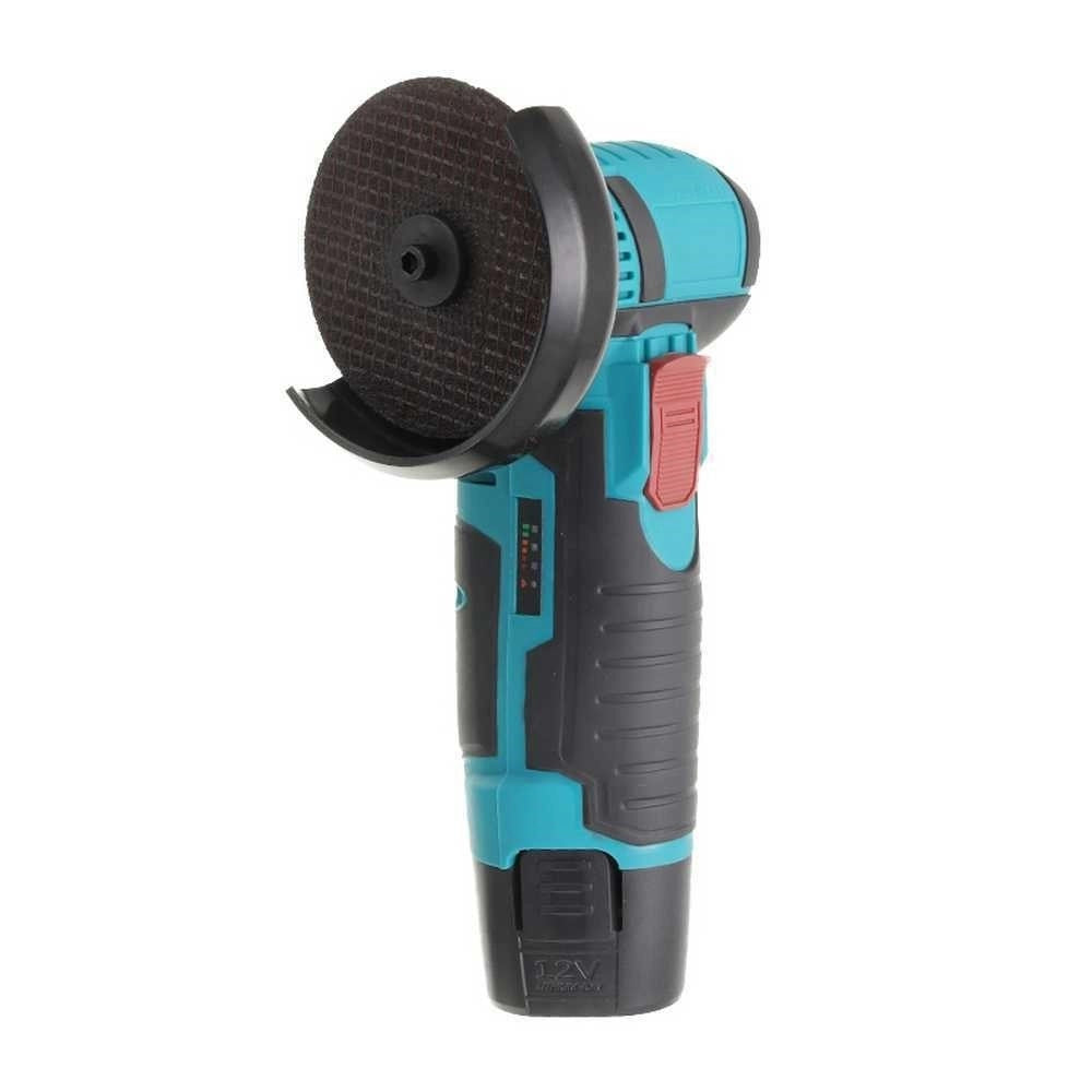 Trade Shop - Mini Flex Smerigliatrice A Doppia Batteria Litio 12v 1.5ah 76mm 19500rpm -
