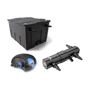 SunSun Kit PRO CBF per laghetti fino a 8000 litri con filtro biologico a camera, pompa di risalita professionale e UV-C
