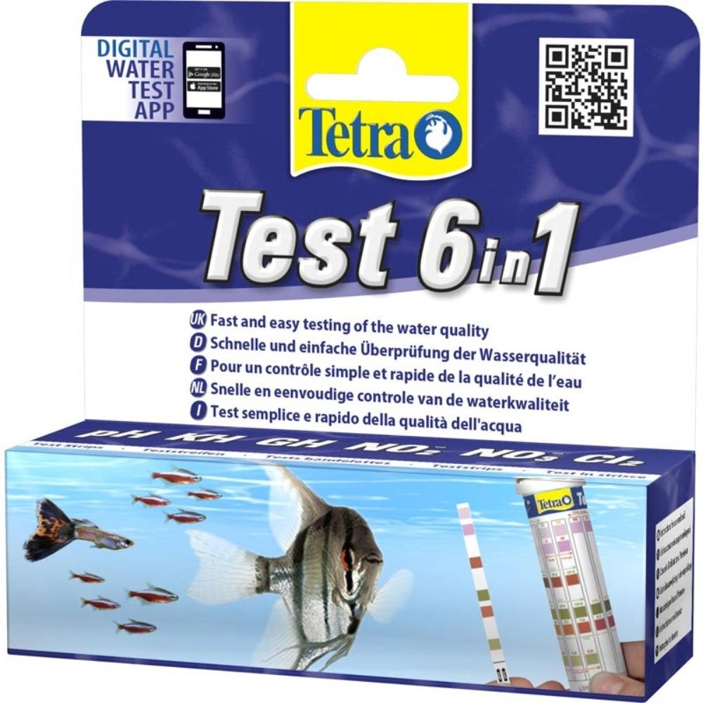 Tetra test Strisce 6in1 - scatola da 25 test