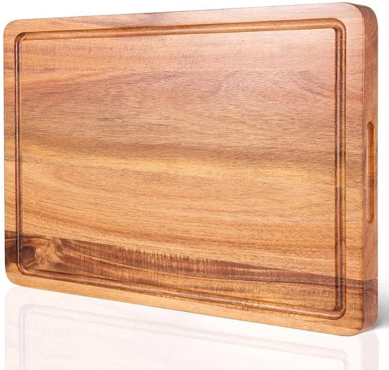 Piastra di taglio a rovescio - Legno di Acacia - 1 pezzo