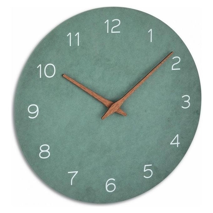 TFA-Dostmann 60.3054.04 Orologio da Parete Analogico Quarzo Meccanismo Silenzioso Sweep Diametro 29.7 cm colore Verde Giada