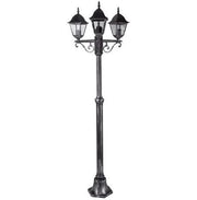 LAMPIONI ARKADIA 3 LUCI IN ALLUMINIO NERO ANTICATO