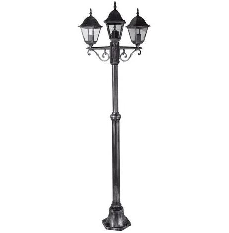 LAMPIONI ARKADIA 3 LUCI IN ALLUMINIO NERO ANTICATO