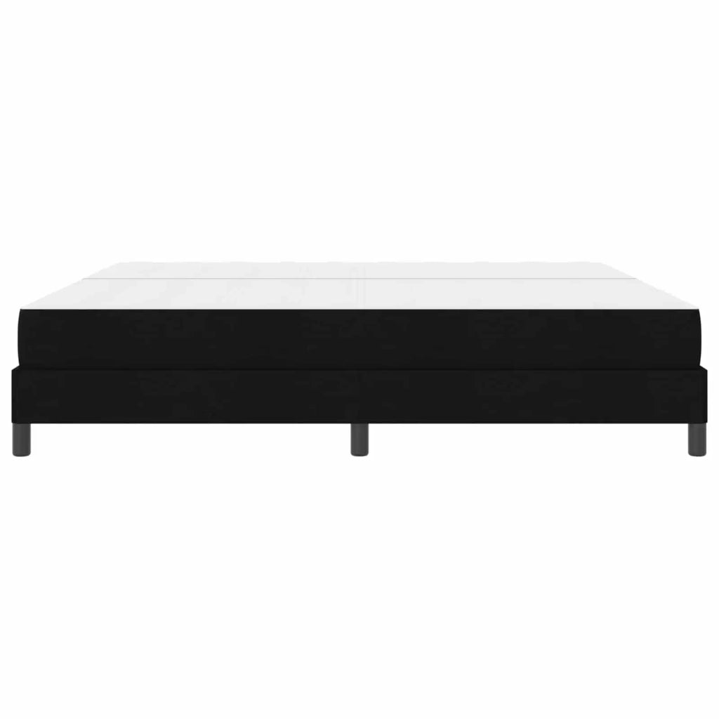 Letto a molle con materasso Nero 200 x 200 cm Tessuto 3398516