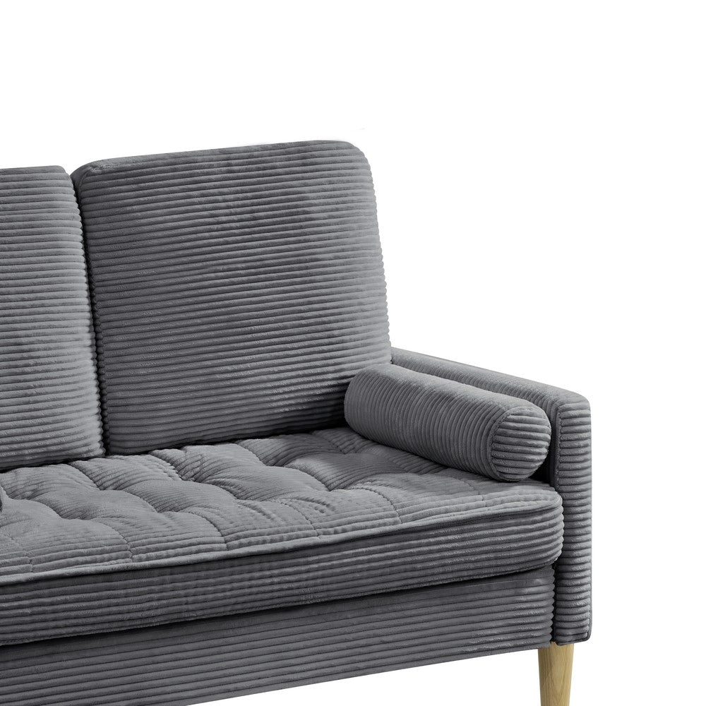 Divano 2 posti in tessuto con cuscini imbottiti ¨C Minimal ¨C 90x160x85