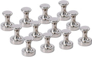 Magnetopin metallico, 12 pezzi, diametro magnetico 16 mm x 20 mm di spessore