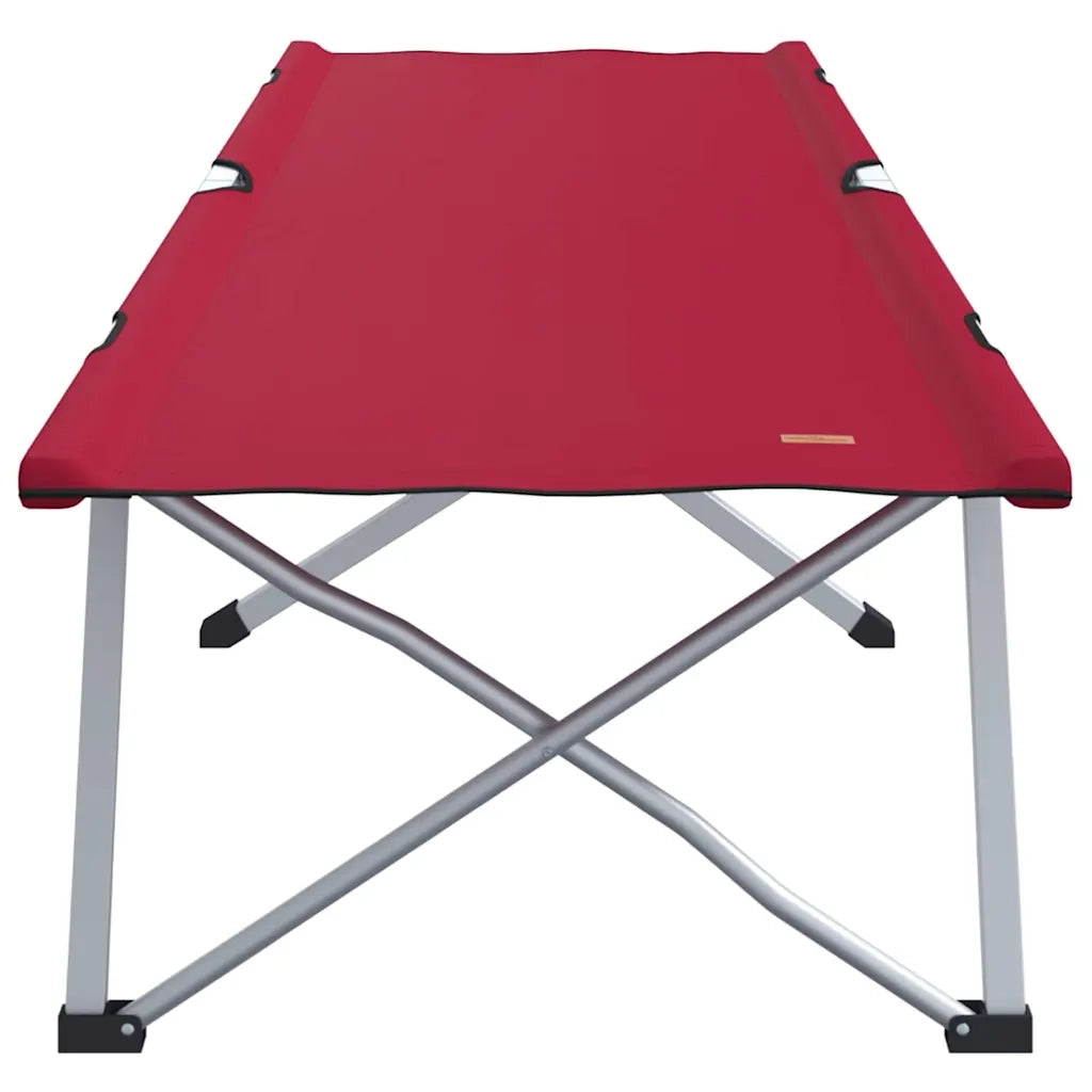 Letto da campeggio pieghevole 2 pz Rosso 194 x 62,5 x 42,5 cm CFW2151053