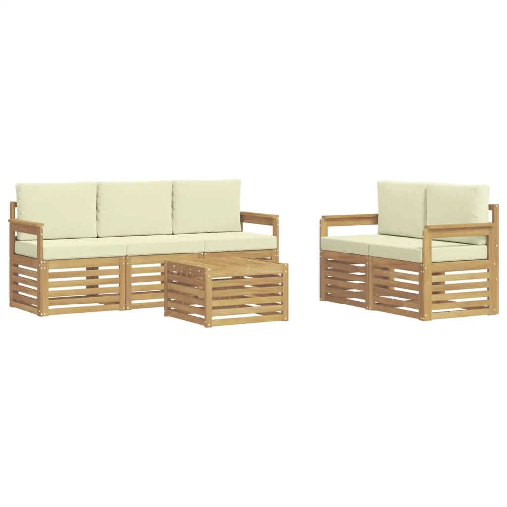 Set divani Legno di Acacia Massello 3391380