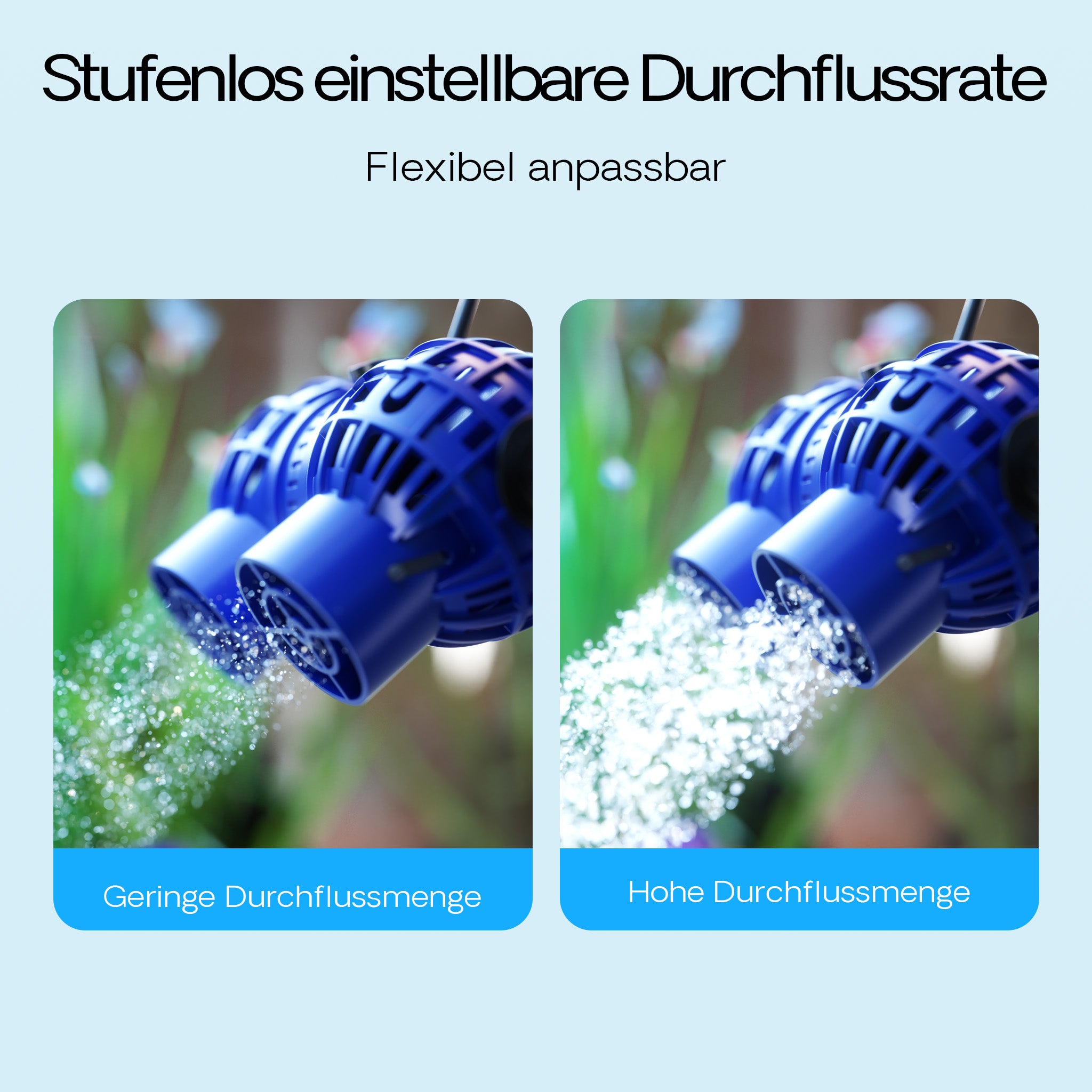 JVP-232 Pompa di movimento doppia 15000l/h 26W, orientabile con supporto magnetico