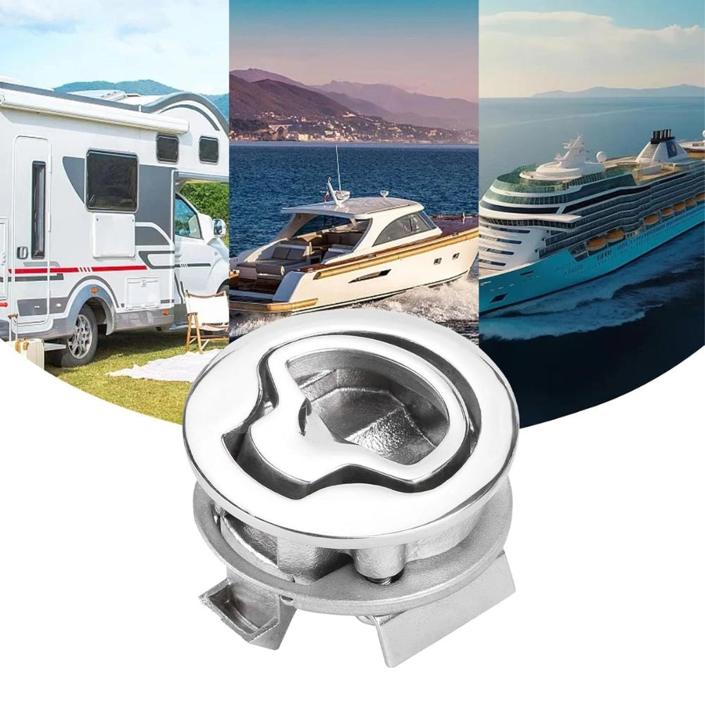 Chiusura maniglia incasso a scatto in acciaio inox per barche yacht e rimorchi