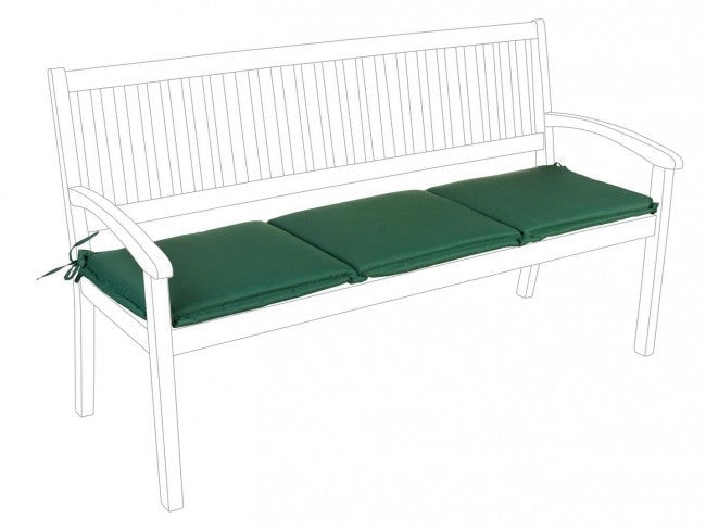 Cuscino Poly180 Verde Scuro per Panca 3 Posti in Tessuto per Esterno