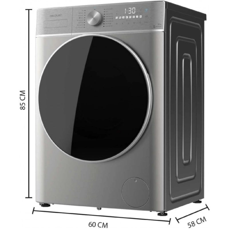CECOTEC 02787 - Lavatrice Bolero DressCode 10800 Inverter Steel A