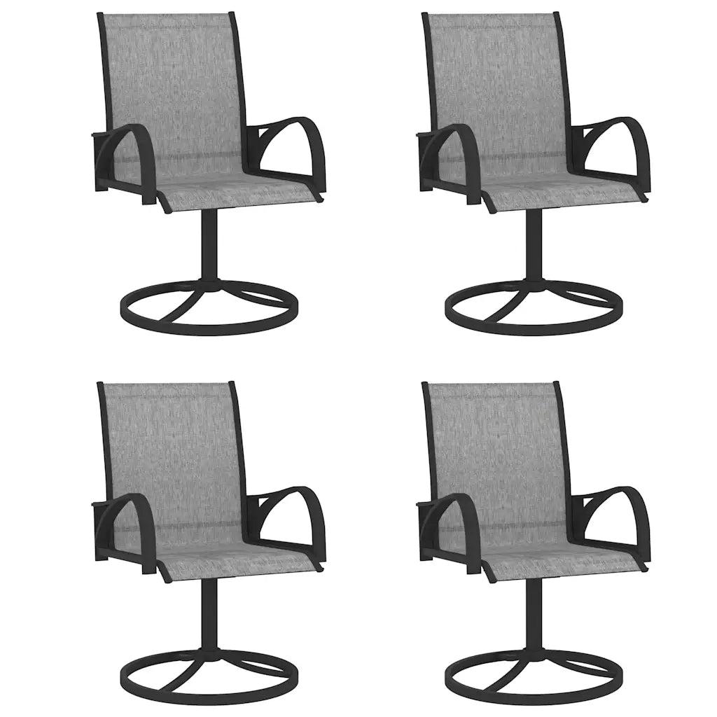 Set da Pranzo da Giardino 5 pz in Textilene e Acciaio cod mxl 35738