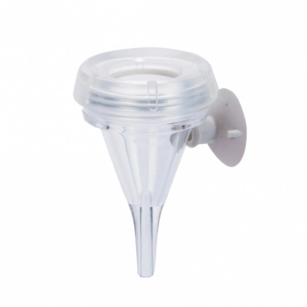 Ista 2 in 1 CO2 Diffuser - diffusore-contabolle conico di co2 in acrilico con attacco a ventosa e fermatubo