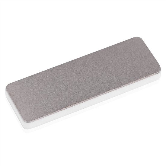 Mini Slijpsteen Doppia Facia Ceramica Wetsteen per Coltello da Cucina Strumento di Affilatura