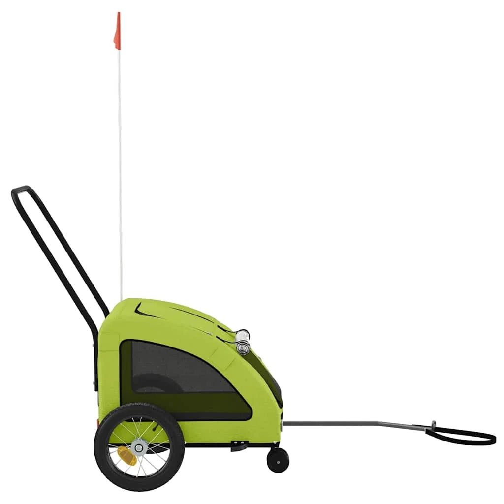 Rimorchio/carrello per animali domestici verde 02_0044237