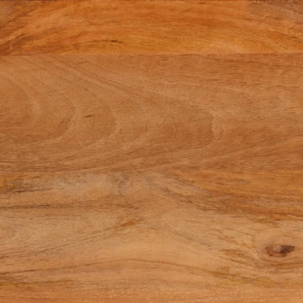 Tavolino da Salotto Marrone e Nero 100x54x40 cm Legno di Mango