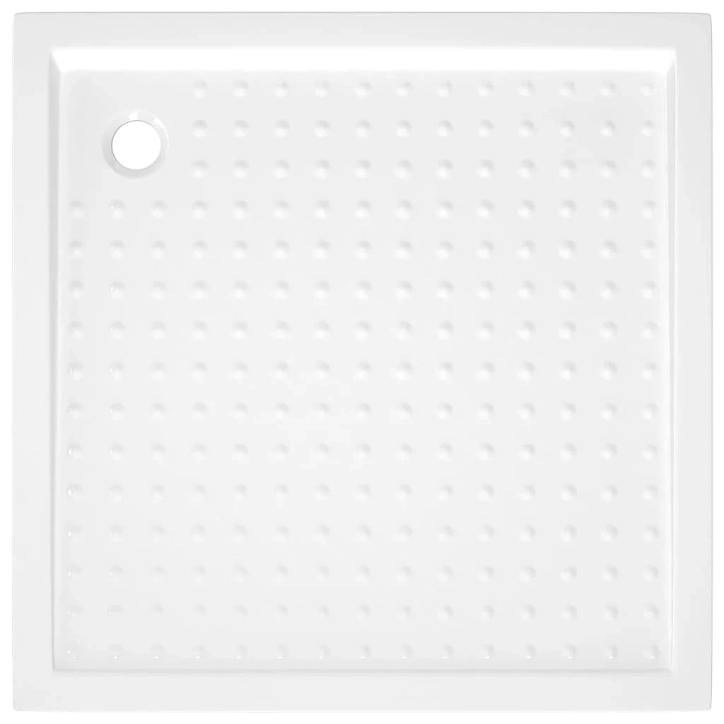 Piatto doccia con gommini piatto doccia piatto doccia bagno interno casa antiruggine antiumidità 90x90x4 cm ABS bianco 02_0001942